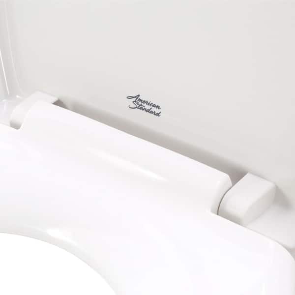 American Standard Commercial Elongated Open Front Toilet Seat Less Cover in  White 5901.100.020 - The Home Depot