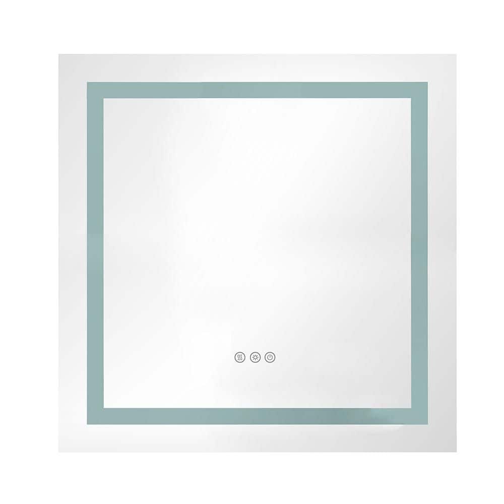 36 in. W x 36 in. H Square Framless Mirror Wall Mirror Vanity Mirror