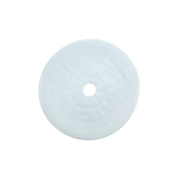 SlipX Solutions 23 in. x 23 in. Essential Round Shower Mat in White