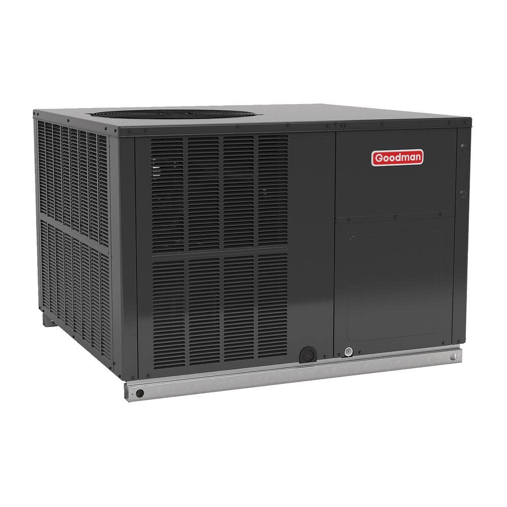 Goodman 4 Ton 14 Seer R 410a Multi Position Package Air Conditioner Heat Pump Gph1448m41 The Home Depot