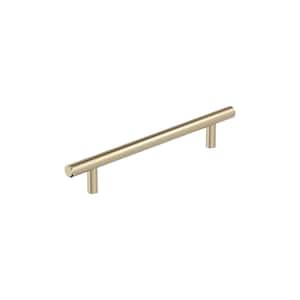 Bar Pulls 6-5/16 in. (160mm) Modern Golden Champagne Bar Cabinet Pull