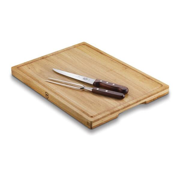 Victorinox Rosewood 3-Piece Carving Set with Board