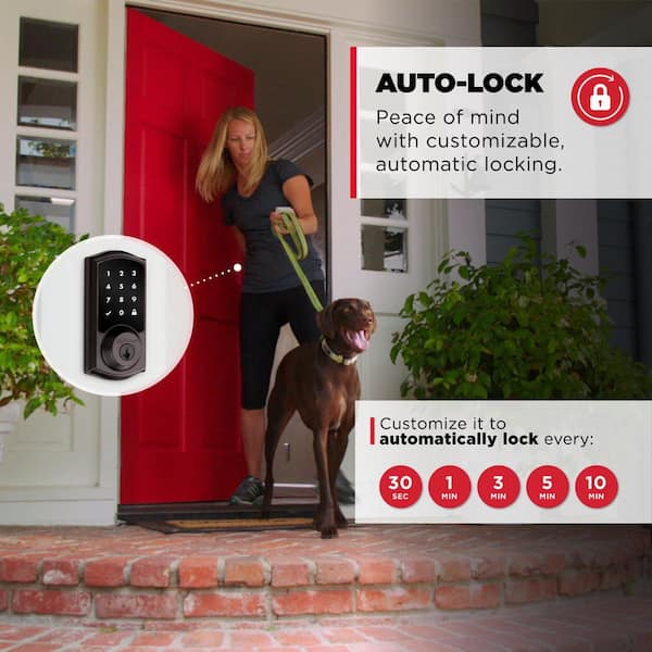 Kwikset HomeConnect 918 Venetian Bronze Traditional Z-Wave Long