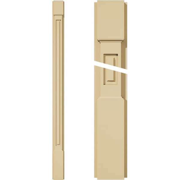 Ekena Millwork 2 in. D x 4 in. W x 60 in. L Primed Polyurethane Pilaster 1- Pack