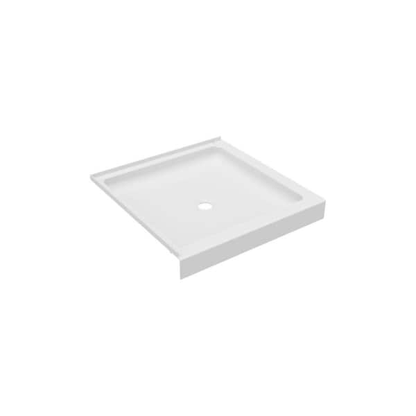 Swan Veritek 36 in. x 36 in. Double Threshold Shower Pan in White