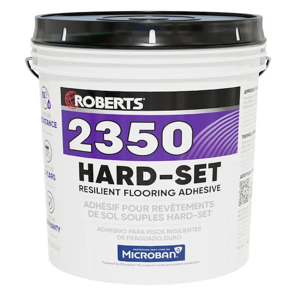 ROBERTS 4 Gal. Hard-Set Resilient Flooring Adhesive