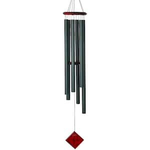 Encore Collection, Chimes of Neptune, 54 in. Green Wind Chime