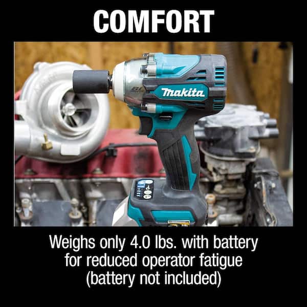 Makita 18V LXT Lithium-Ion Brushless Cordless 4-Speed 1/2 in. Sq. Drive  Impact Wrench w/ Friction Ring Anvil, Tool Only XWT14Z The Home Depot