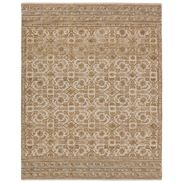 Jaipur Living Sarang Brown/Gold 5 ft. x 8 ft. Trellis Area Rug