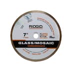 RIDGID 7 in. Glass Mosaic Tile Blade HD GT70P The Home Depot