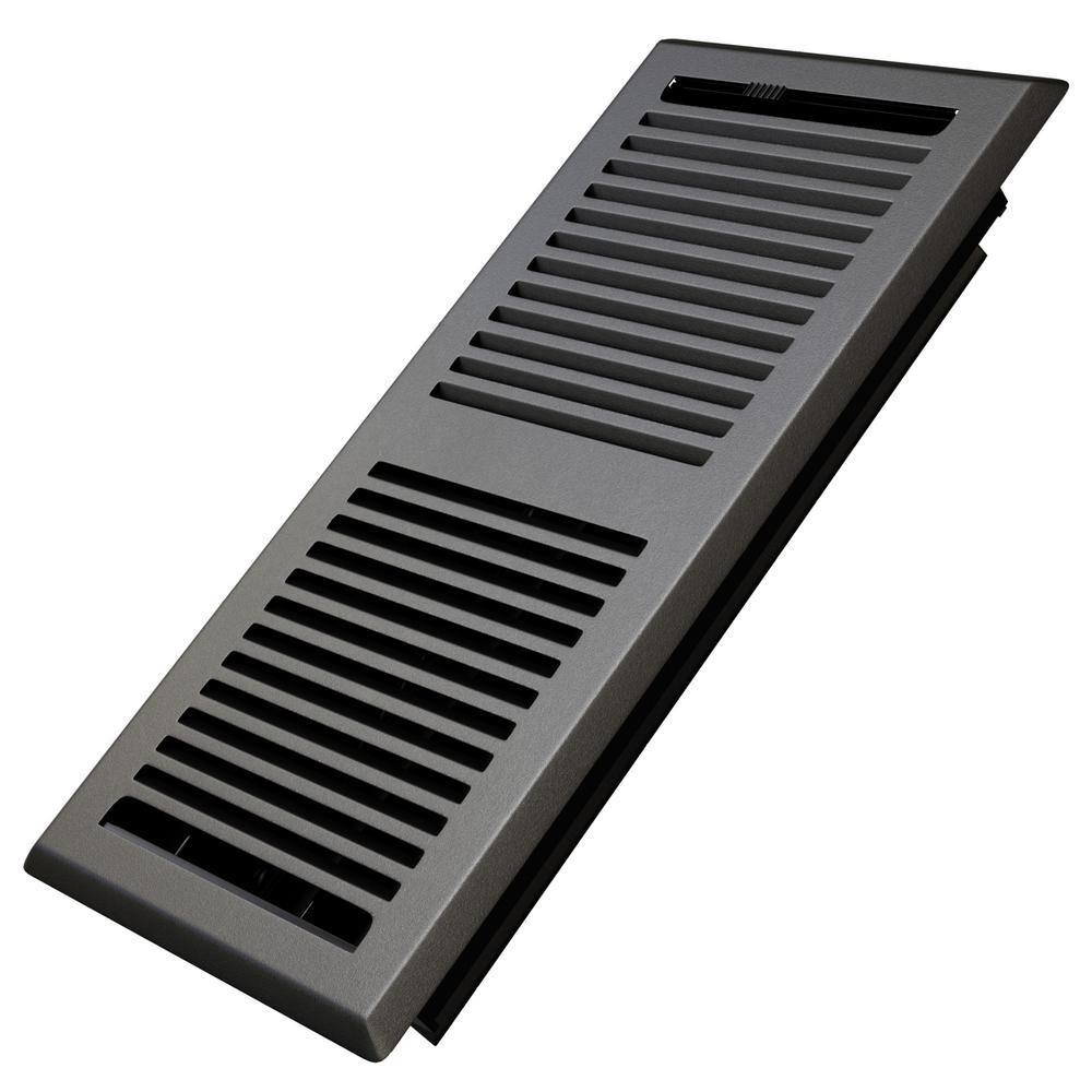 Floor Vent Covers 4x12, Air Vent Screen Cover Easy Install PVC Magnetic  Register Vent Covers Vent Deflectors for Home Ceiling Wall Floor Mesh  Covers Air Vent Filters (Black, 6 Pack, 4 x