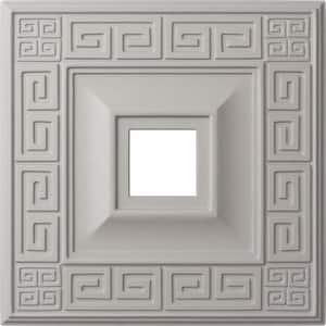 1-1/8 in. x 18 in. x 18 in. Polyurethane Eris Ceiling Medallion, Ultra Pure White