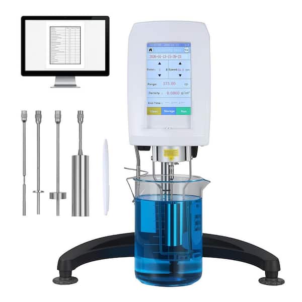 Digital Rotary Viscometer, 10-6000000 mPa. s(cP), ±1% Accuracy, 240V AC Digital Rotational Viscosity Meter, 2025 update