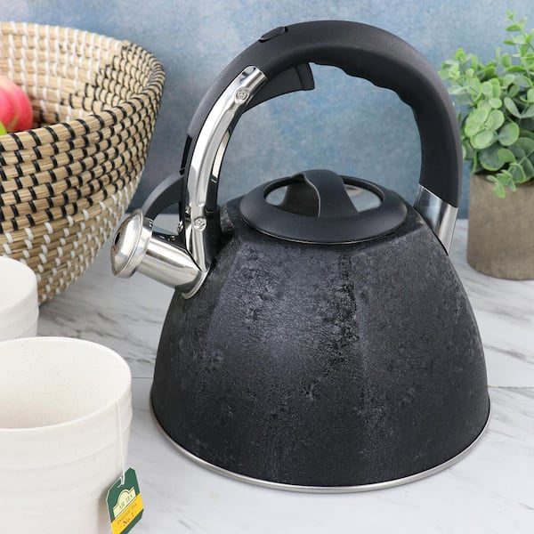 1 Liter Teapot Stainless Steel Coffee Tea Kettle Induction Stovetop Tea Pot  Office Hot Water Fast Boiling Best Gift