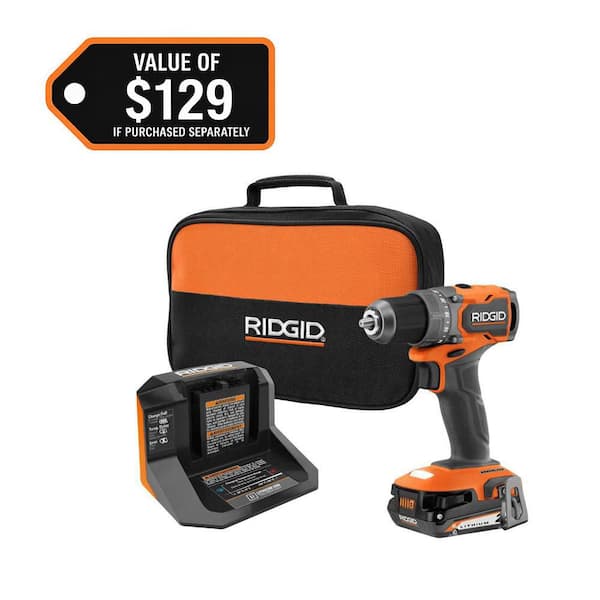 18V SubCompact Brushless Cordless Drill/Driver Kit with 2 Ah Battery and Charger