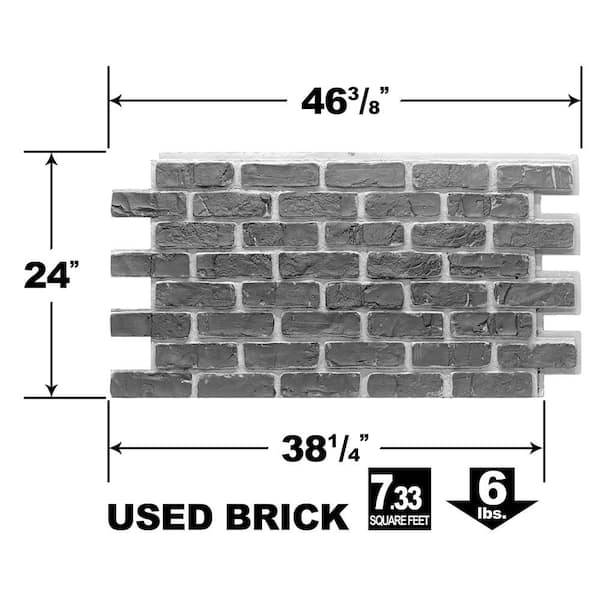 MAX SIZE Brick Clip® Fastener- 6 PACK (for bricks 3 to 3 1/4 in height)