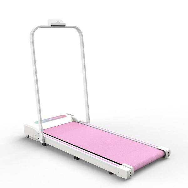 Under Desk Walking Pad Treadmill with 2. 5HP Motor 265 lbs. Capacity 0.5-5MPH Speed LED Display and Remote Control