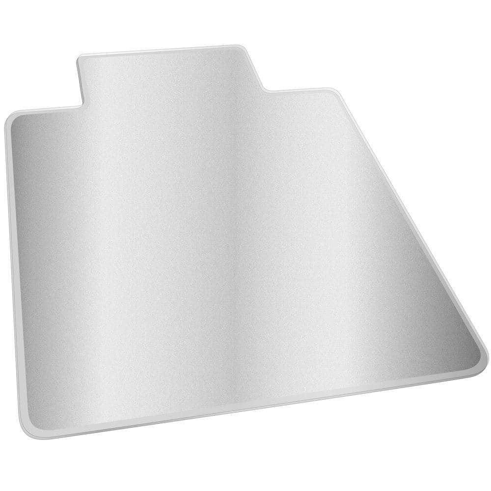 Medium Pile Clear 45 in. x 53 in. Vinyl SuperMat with Lip Chair Mat