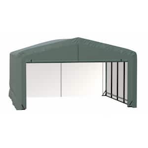 Sheltertube 20 ft. x 18 ft. x 12 ft. Storage Garage in Green