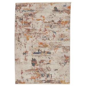 Vibe Demeter Ivory/Multicolor 9 ft. 3 in. x 13 ft. 3 in. Abstract Rectangle Area Rug