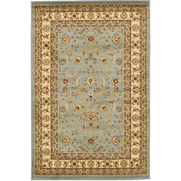 Voyage St. Louis Light Blue 4' 0 x 6' 0 Area Rug