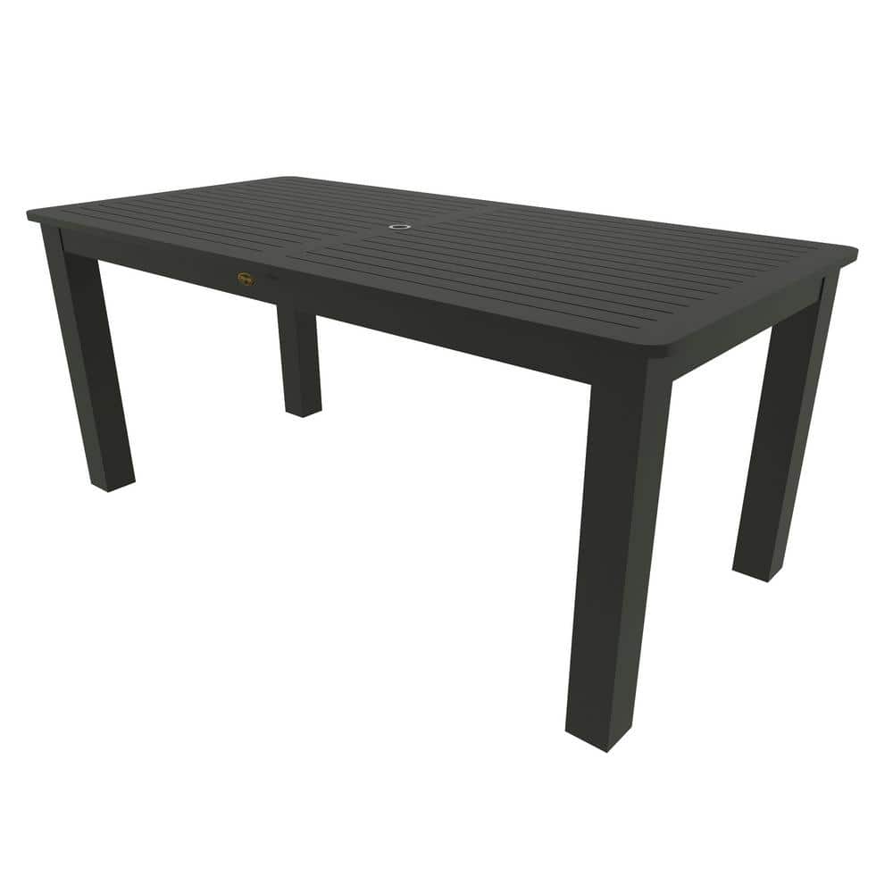 Commercial Grade Rectangular Recycled Plastic Outdoor Counter Height Table