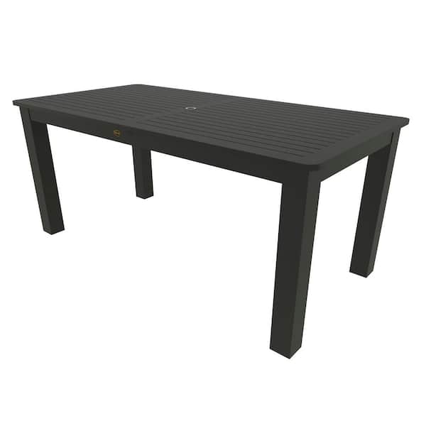 Highwood Commercial Grade Rectangular Recycled Plastic Outdoor Counter Height Table
