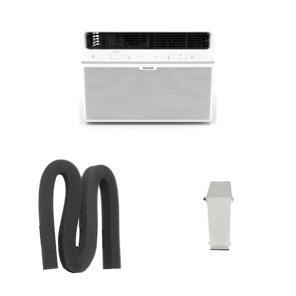 18,000 BTU 208/230 Volt Smart Wi-Fi Window AC, 1-1/4 in. Weatherseal, and Heavy-Duty Support