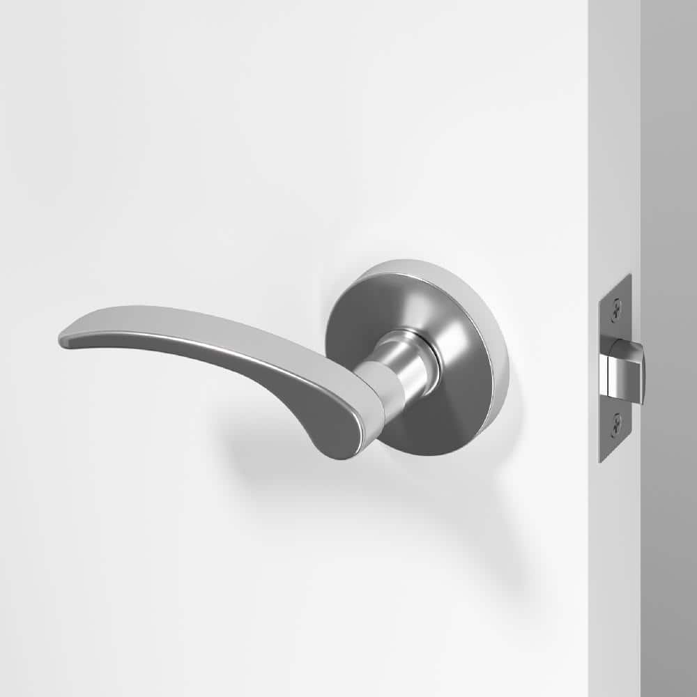 Brook Metal Chrome Passage Hall/Closet Flat Door Handle with Round Rosette price history on PriceWatchPro