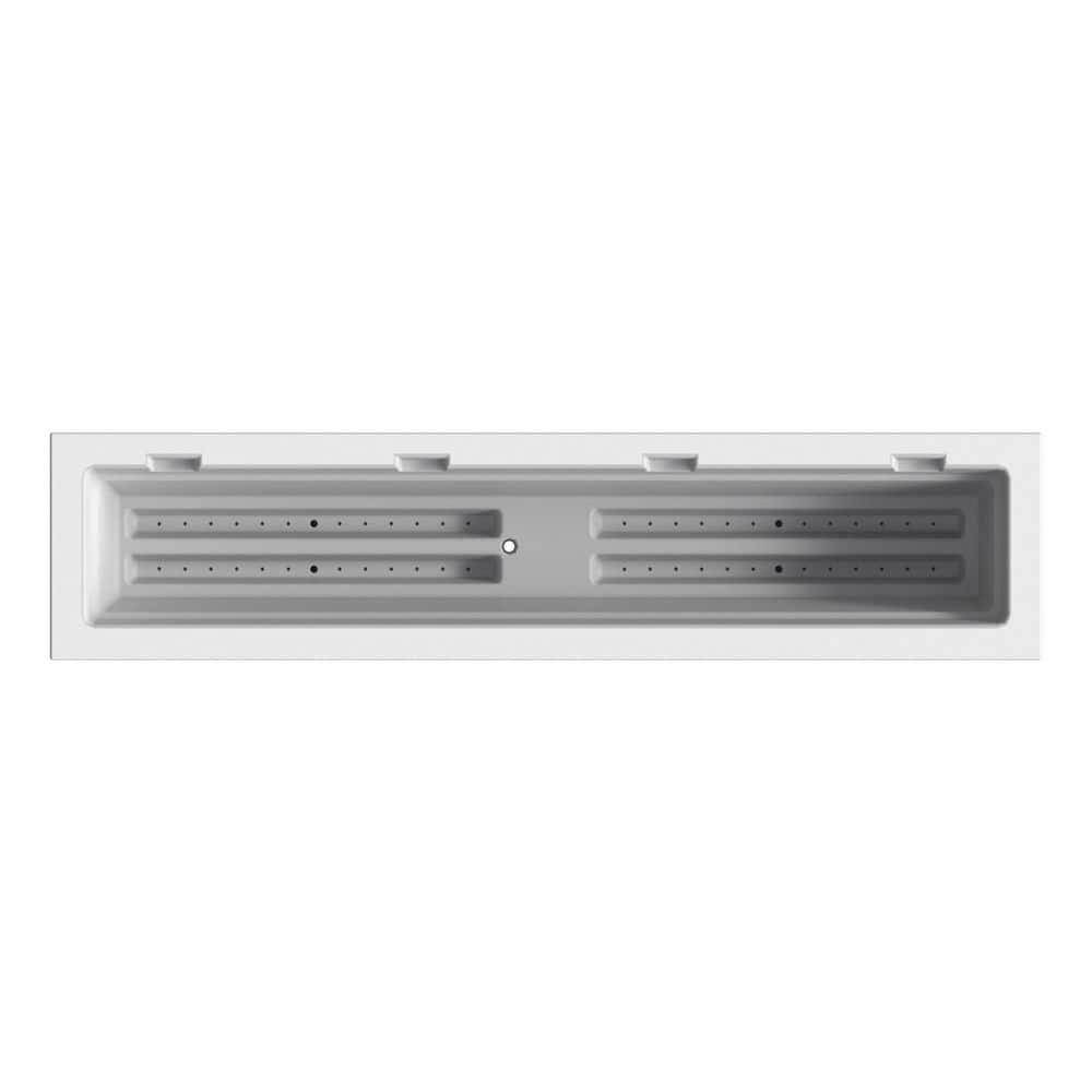 Fairfield White Polyethylene Self-Watering Window Box Planter