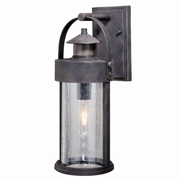 Cumberland Iron Motion Sensor Dusk to Dawn Outdoor Wall Light