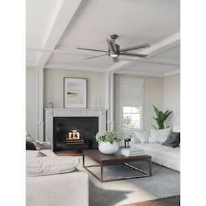 Glandon 60 in. Indoor Integrated LED Gilded Iron Transitional Ceiling Fan with Remote for Living Room and Bedroom