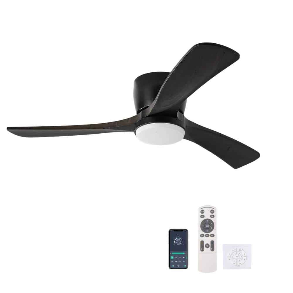 42 in. Brown Quiet Reversible DC Motor Ceiling Fan with Remote Control, 6 Wind Speeds 3-Color Temperature price history on PriceWatchPro
