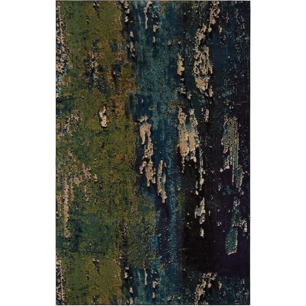 Unique Loom Estrella Maison Navy Blue 10' 6 x 16' 5 Area Rug