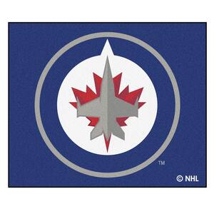 NHL Winnipeg Jets Navy 5 ft. x 6 ft. Area Rug