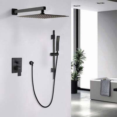 SUNDELY® 16 inch Square Stainless Steel Water Rainfall Overhead Shower Head SUNDELY® 16 inch Square Stainless Steel Water Rainfall Overhead Shower Head