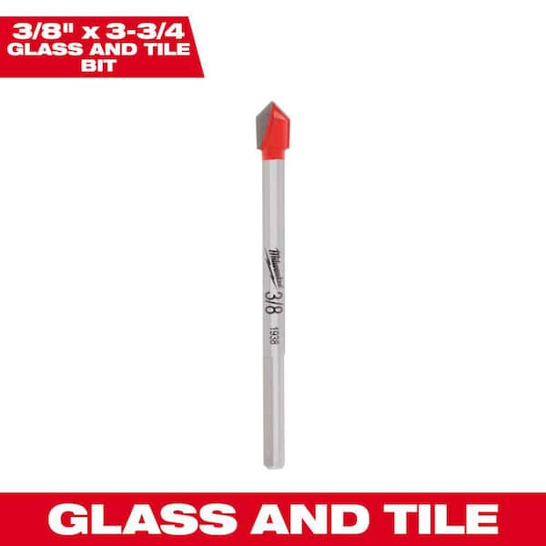 Milwaukee 3/8 in. Carbide Tipped Glass and Tile Drill Bit