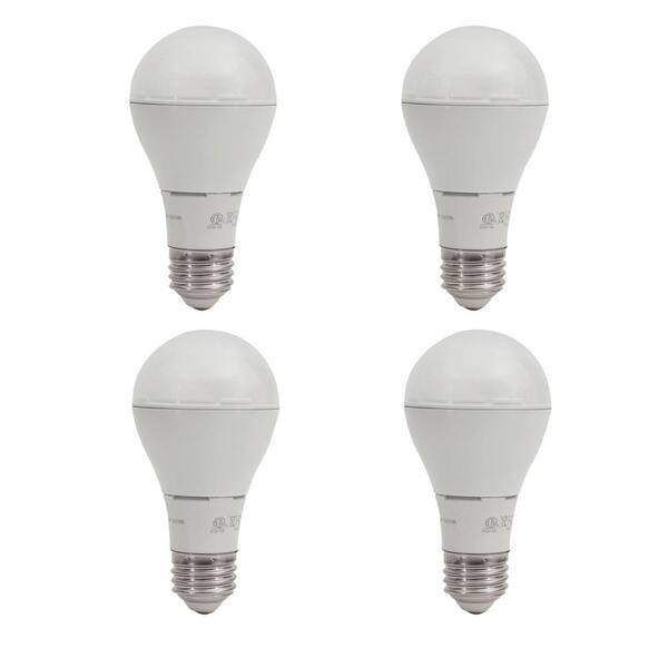 EcoSmart 40W Equivalent Bright White  A19 LED Light Bulb (4-Pack)