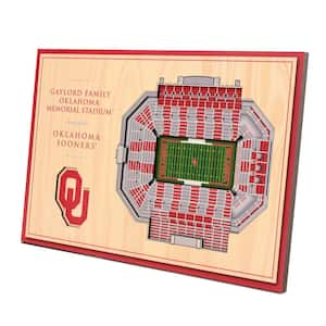 NCAA Oklahoma Sooners 3D StadiumViews Desktop Display - Gaylord Family Oklahoma Memorial Stadium