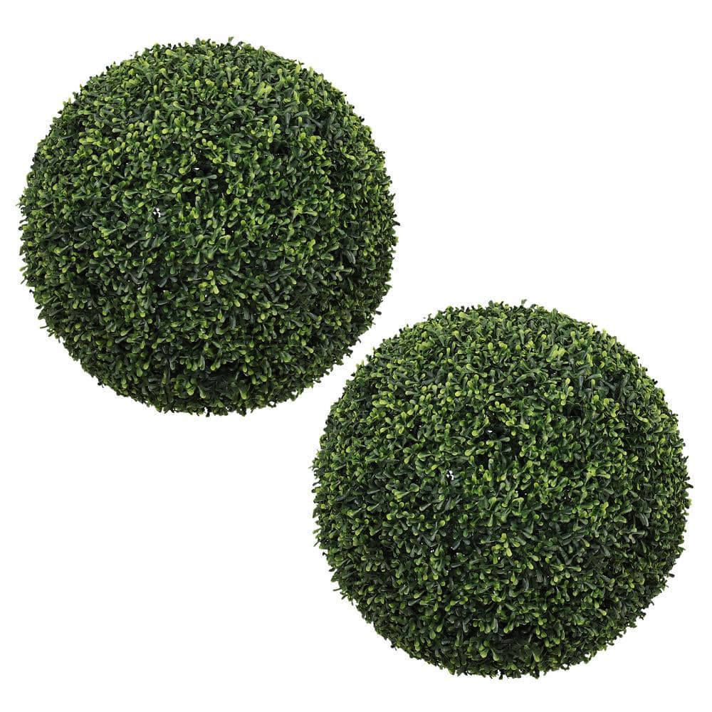 Avex 1.5 ft. Artificial Topiary Spheres Faux Boxwood Tree (Set of 2) price history on PriceWatchPro