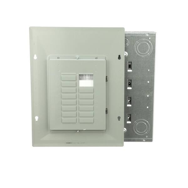 BR 100 Amp 24-Circuit Indoor 22 kAIC Main Breaker Plug-On Neutral Load Center BR 100 Amp 24-Circuit Indoor 22 kAIC Main Breaker Plug-On Neutral Load Center