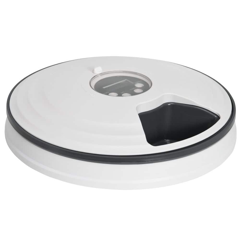 6-Meal Automatic Pet Feeder with Digital LED Display Timer for Cats Dogs