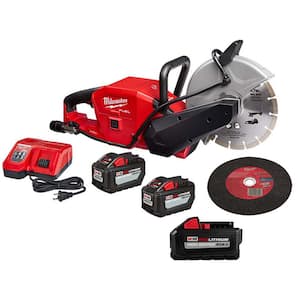 M18 FUEL ONE-KEY 18V Lithium-Ion Brushless Cordless 9 in. Cut Off Saw Kit w/8.0 ah Battery