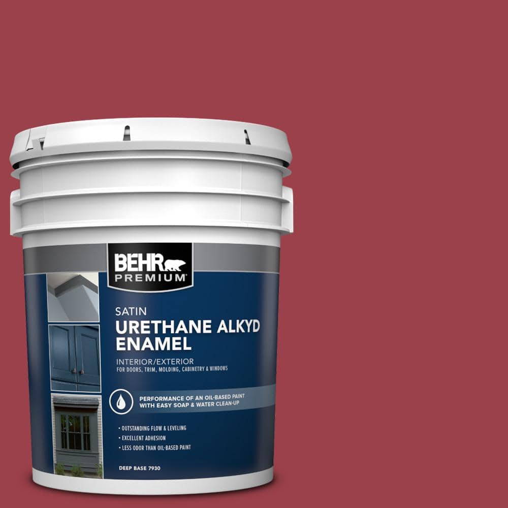 5 gal. Home Decorators Collection #HDC-CL-01 Timeless Ruby Urethane Alkyd Satin Enamel Interior/Exterior Paint price history on PriceWatchPro