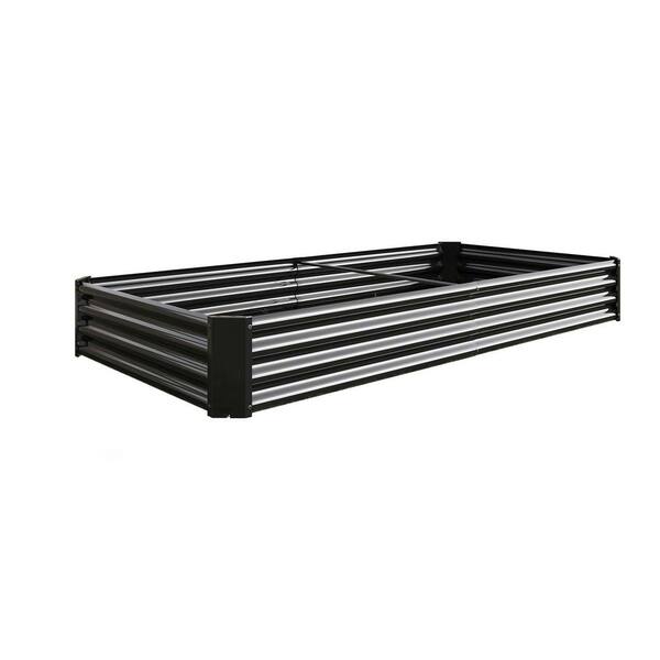 Cubilan Raised Garden Bed Kit-Metal Raised Bed Garden 7. 6 x 3 x 0