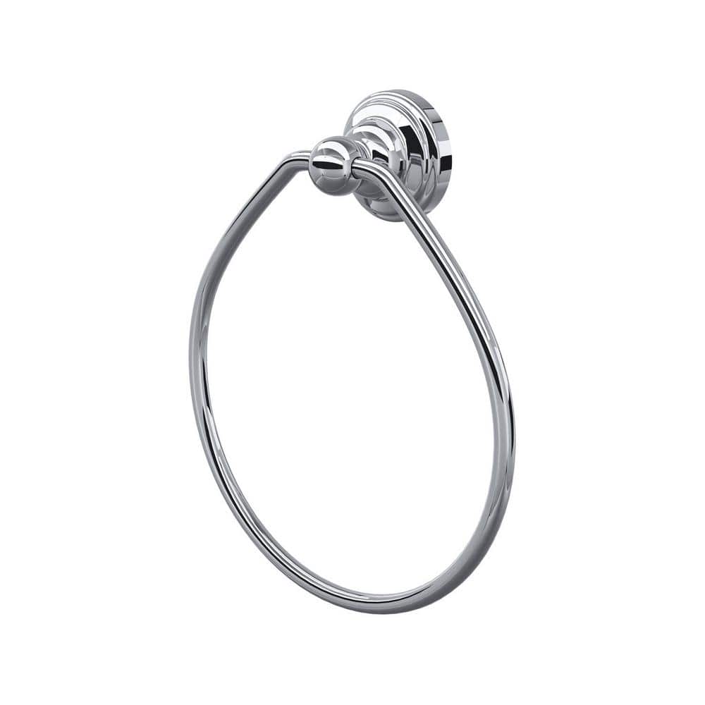 Polished Nickel Traditional Wall Mounted Towel Ring