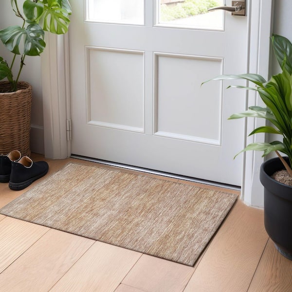 Chantille Machine Washable Indoor/Outdoor Abstract ACN1733 Beige 2 ft. x 3 ft. Accent Rug