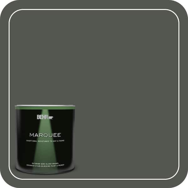 BEHR MARQUEE 1 qt. #ECC-47-3 Twilight Forest Semi-Gloss Enamel Exterior Paint & Primer