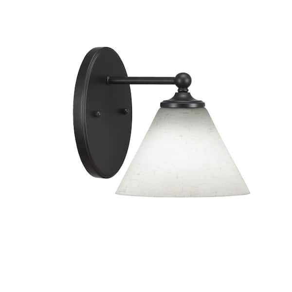 Unbranded Royale 1-Light Matte Black Wall Sconce