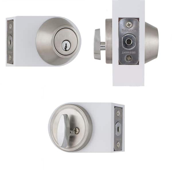 Saturn Stainless Steel Knob House Pack with 2 Entry, 2 Single Cylinder Deadbolts, 3 Privacy, 3 Passage Knobs Saturn Stainless Steel Knob House Pack with 2 Entry, 2 Single Cylinder Deadbolts, 3 Privacy, 3 Passage Knobs
